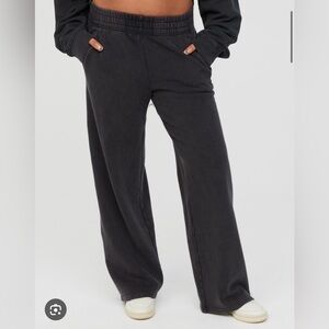 Aerie Throwback Wide Leg Sweatpants